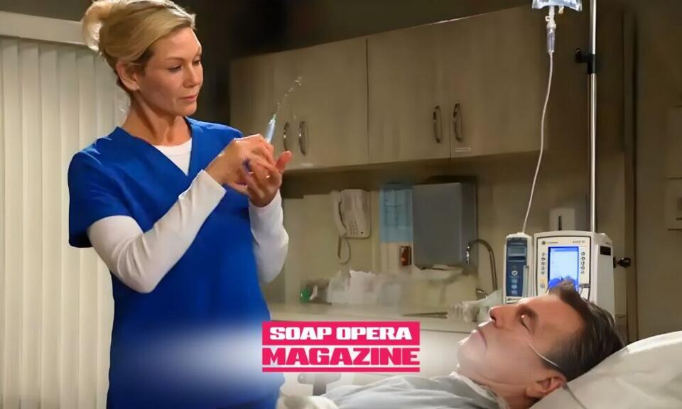 EXCLUSIVE WEDNESDAY CANADIAN Y&R DAY AHEAD: Patty Williams Sneaks Into Jack's Hospital Room With a Syringe To Finish What Stabbing Him Started