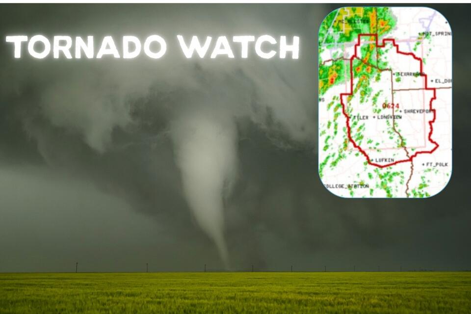 BREAKING: Tornado Watch Issued for Lufkin and Nacogdoches - NewsBreak
