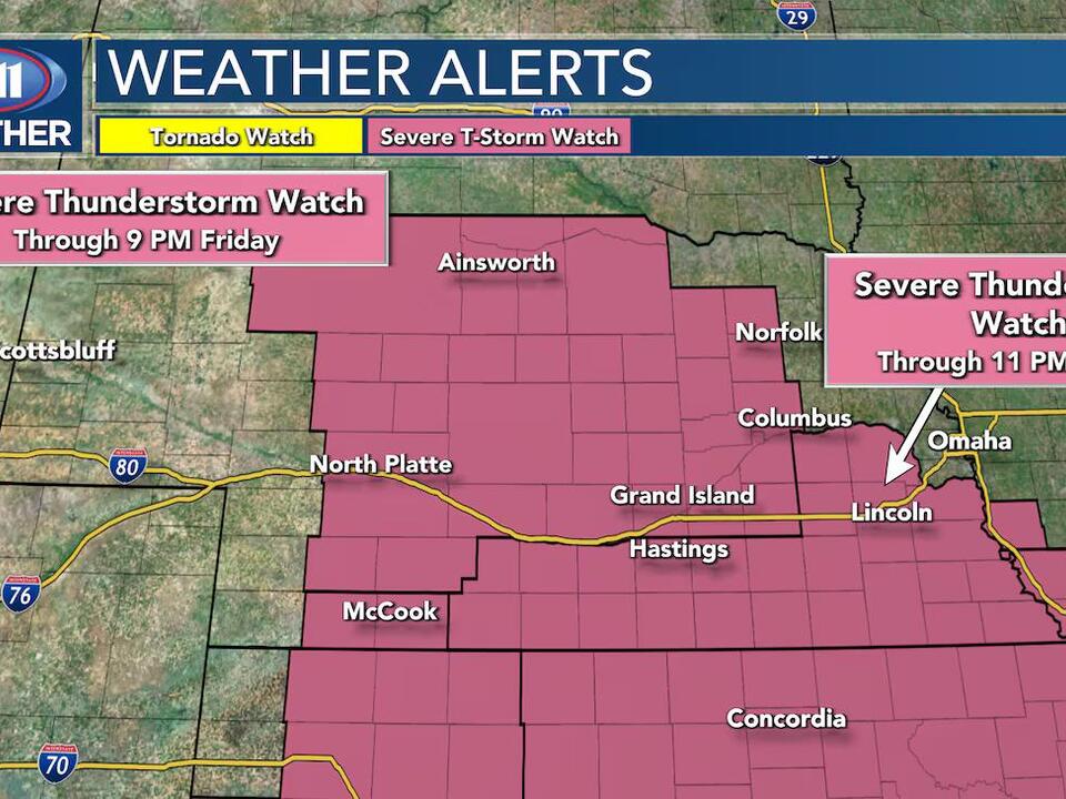 Weather Alert Day: Severe storms expected through Friday night