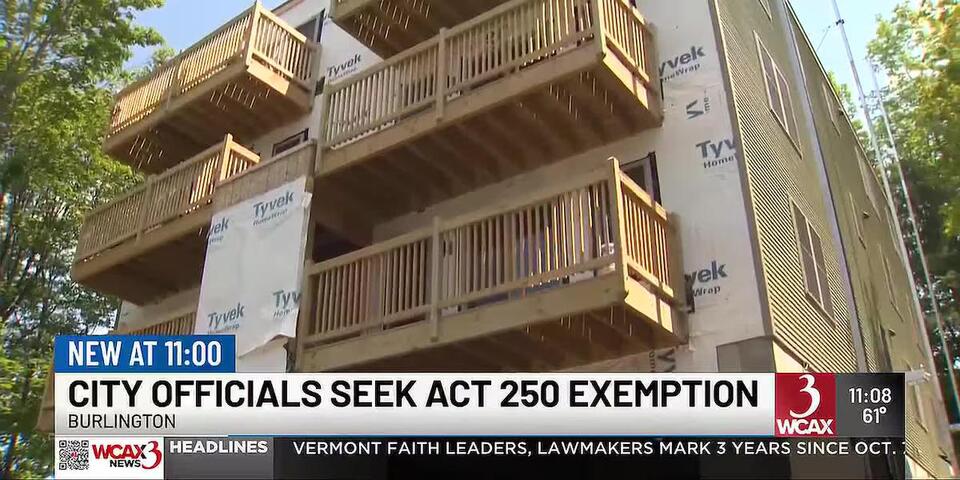 Burlington begins process to seek Act 250 exemption - NewsBreak