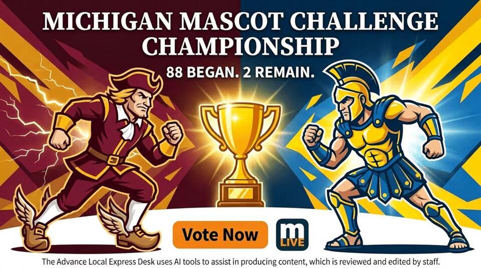 Vote Manchester Flying Dutchmen or Goodrich Martians: MLive’s Mascot Championship