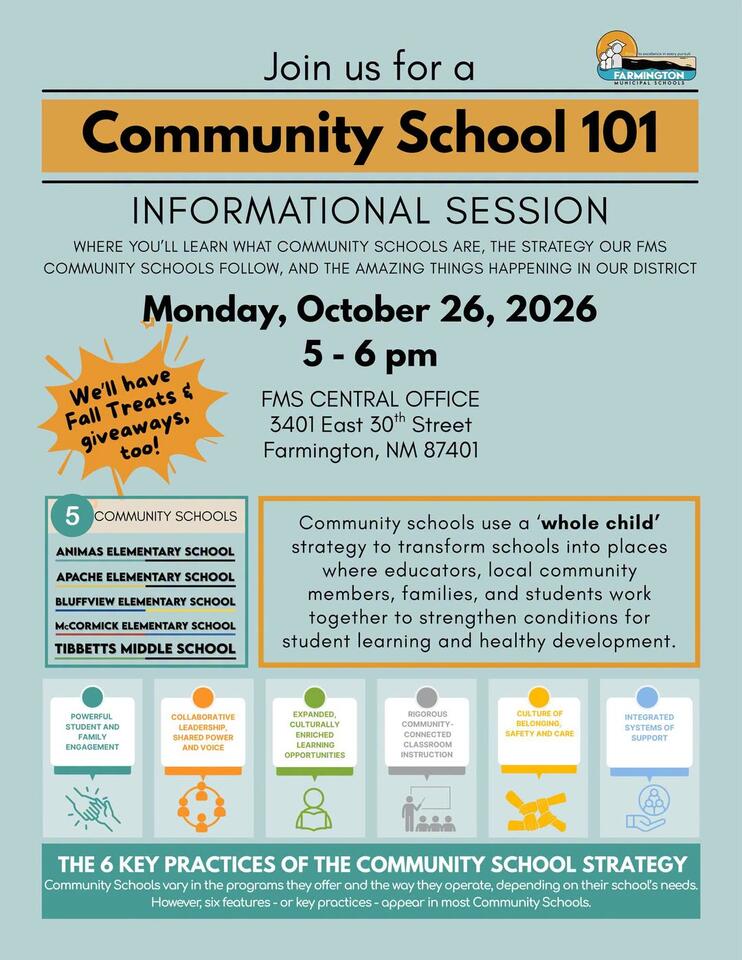 Community Schools Info Session on Oct. 26 - NewsBreak