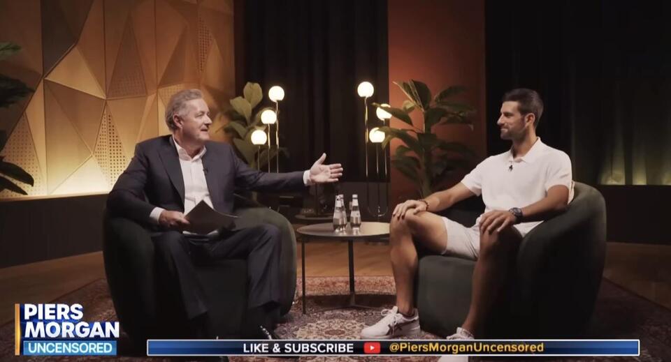Piers Morgan Apologizes to Novak Djokovic for Criticizing Him for Not ...