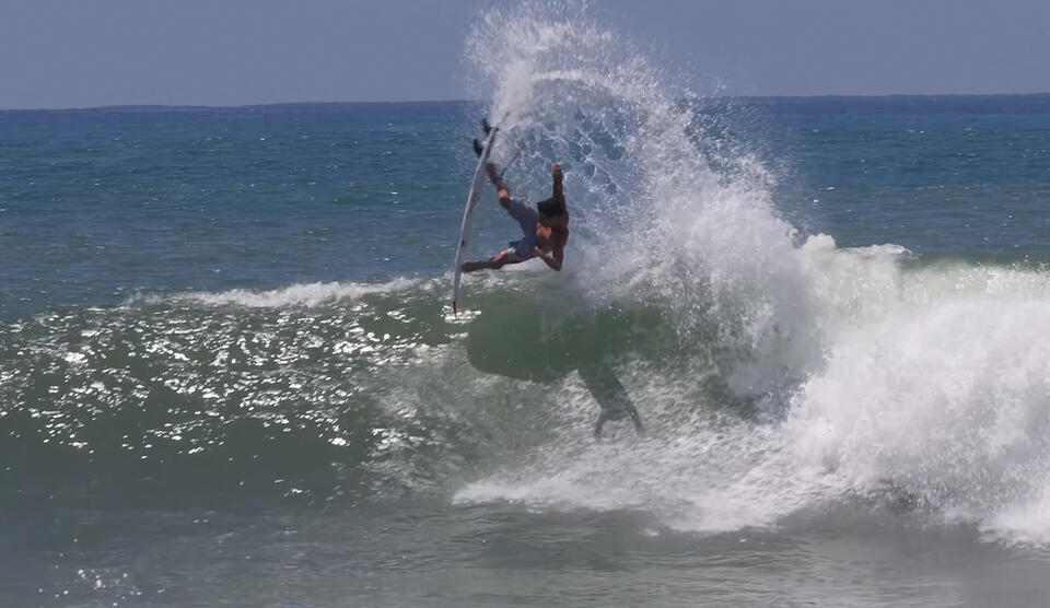 Griffin Colapinto Tore Up Lowers During Hurricane Genevieve