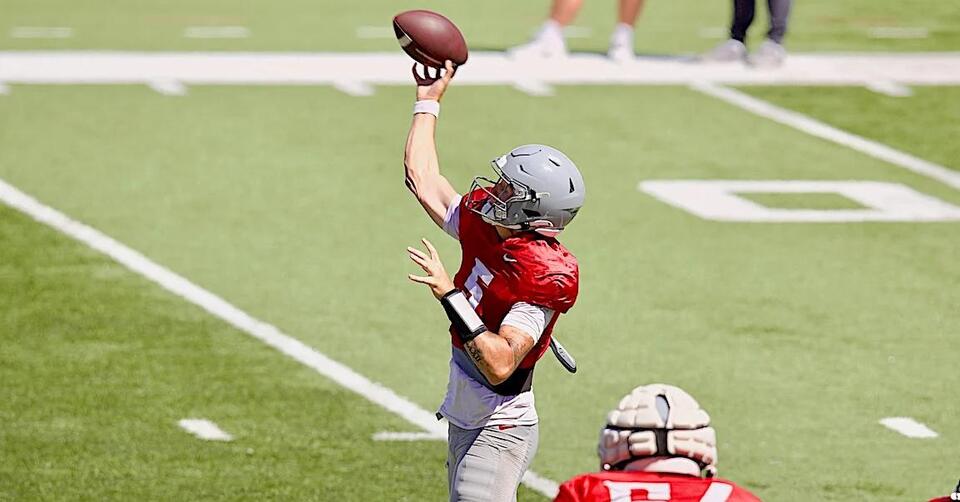 QB Jaxon Potter lights it up: TD bombs, trash talk and full-pad ...