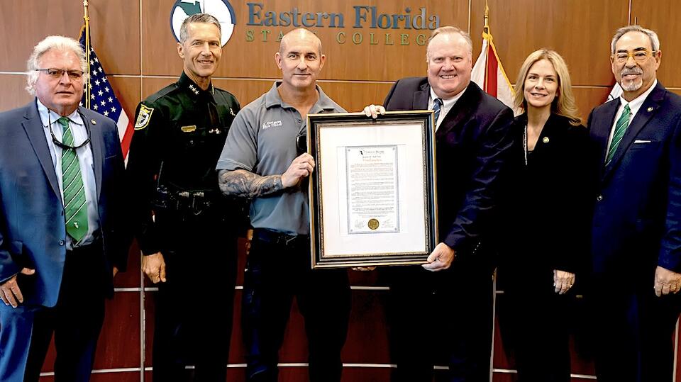Cocoa Beach Fire Department Honored for Donation of Heavy Rescue Truck ...