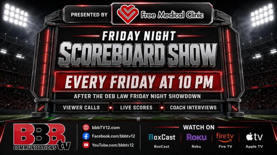 The Free Medical Clinic Friday Night Scoreboard Show