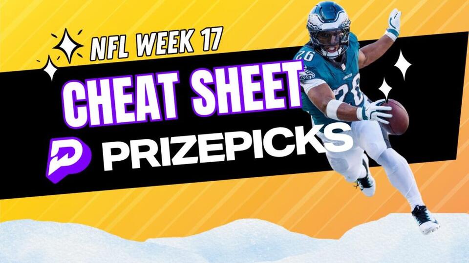 PrizePicks Cheat Sheet NFL Week 17 Top Picks & Hit Rates