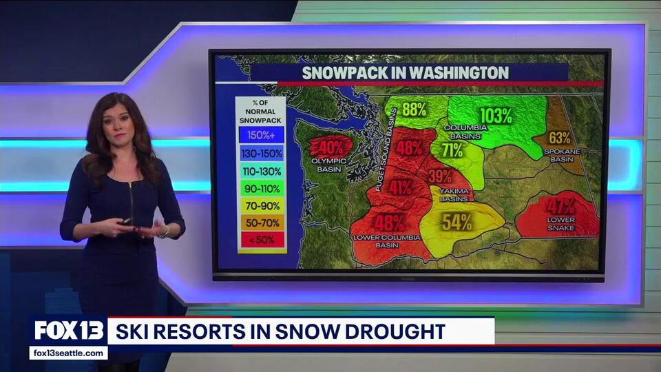 Ski resorts in WA are experiencing a snow drought - NewsBreak