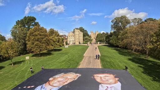 White House Calls Trump's Wildly Veering Walk 'Perfect' - NewsBreak