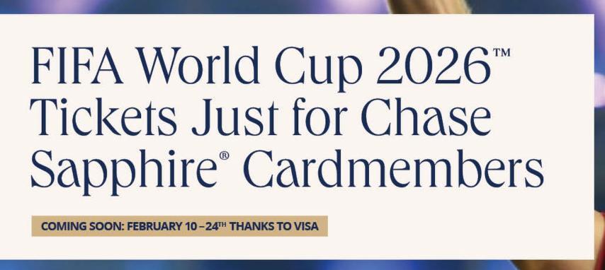World Cup Tickets Are Suddenly a Credit Card Perk — And That Raises a ...