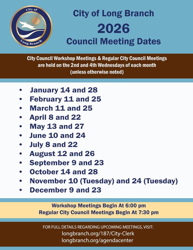2026 City Council meeting schedule announced - NewsBreak