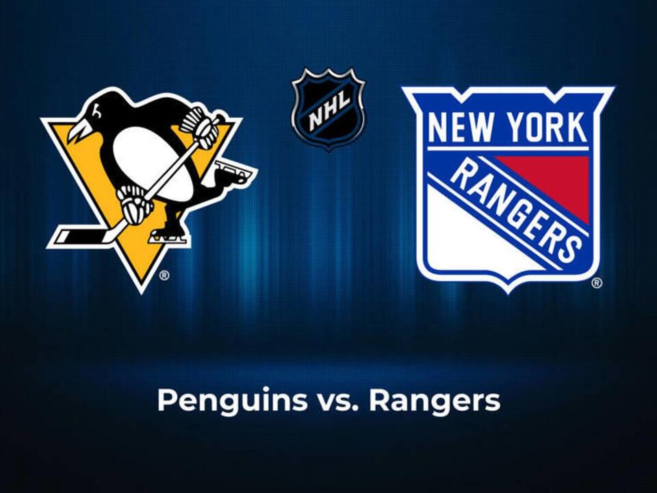 Penguins vs. Rangers: Odds, total, moneyline and other Vegas lines