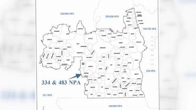 New dialing rules for 334 area code start January 23 - NewsBreak
