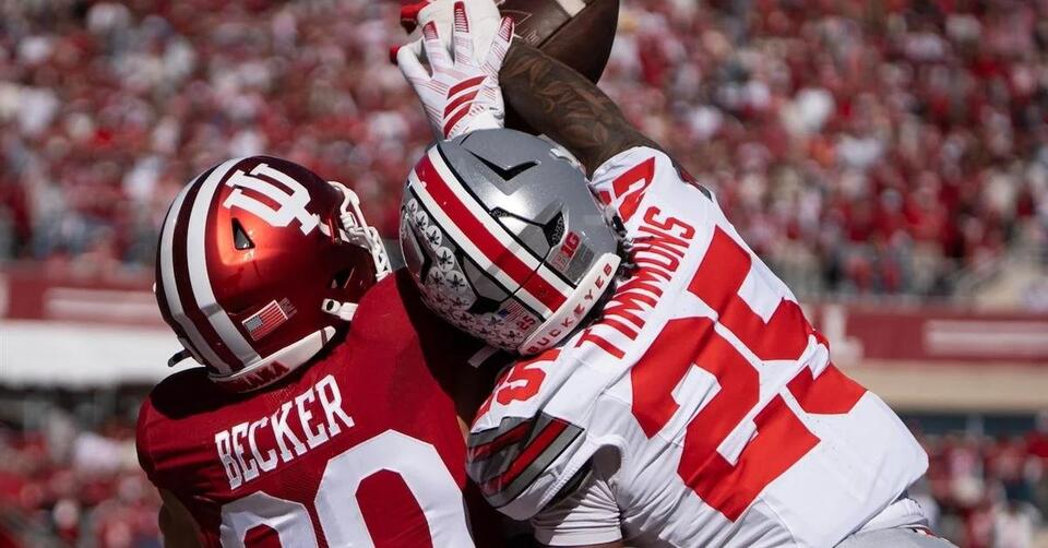 Ohio State's Jay Timmons named Big Ten Freshman of the Week - NewsBreak