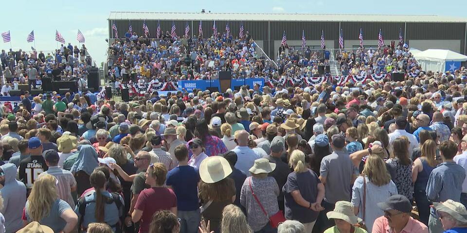12,000+ at Harris-Walz Rally - NewsBreak