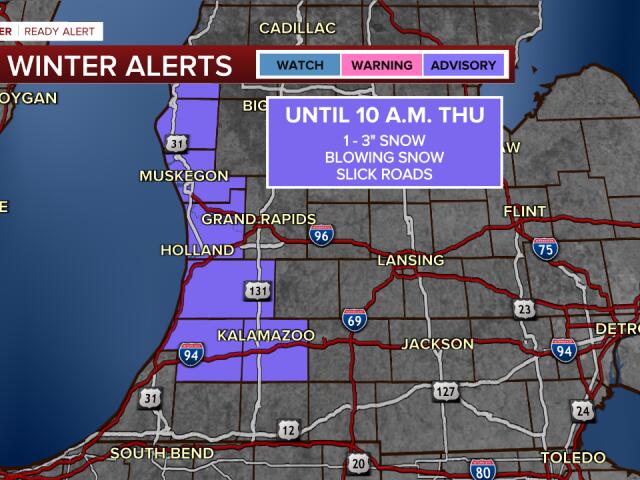 WEATHER READY ALERT: Very cold; Icy Roads; Scattered light snow showers ...