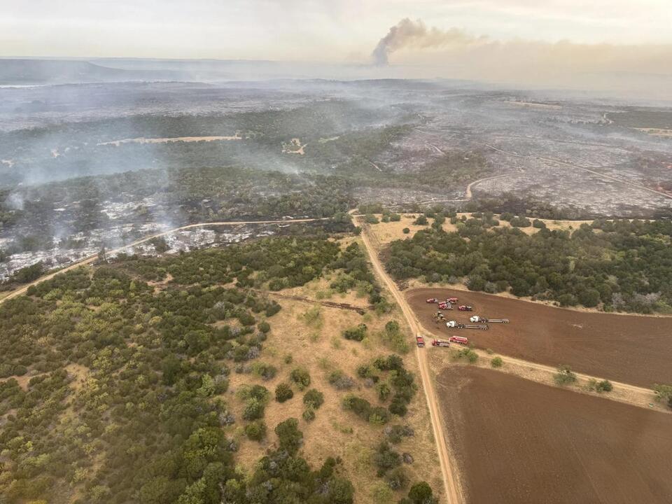 Ross Fire, North Texas’ second largest, grows to 85K acres in Palo Pinto, Jack counties