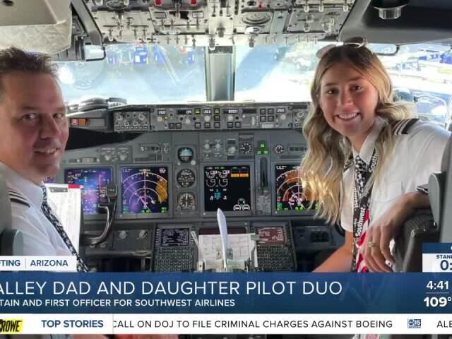 Father-daughter pilots make flying a family affair with maiden ...