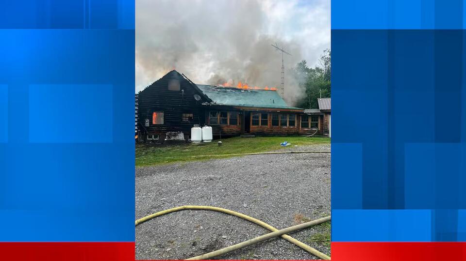 Person displaced, three animals killed in Sheffield log cabin fire ...