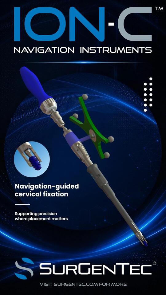 SurGenTec Secures FDA Clearance for ION-C™ - Now Navigation Compatible ...