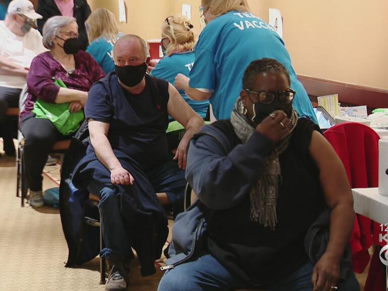 'We See People Tearing Up': People Relieved To Get Their Second Dose Of COVID-19 Vaccine At PNC ...