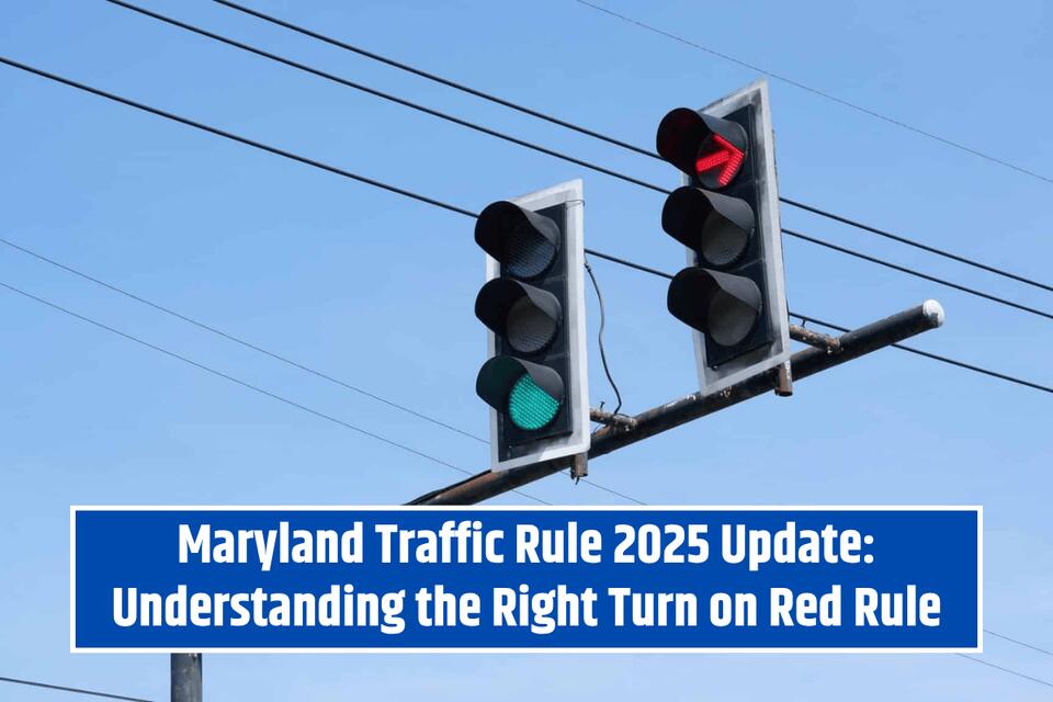 Maryland Traffic Rule 2025 Update: Understanding the Right Turn on Red ...