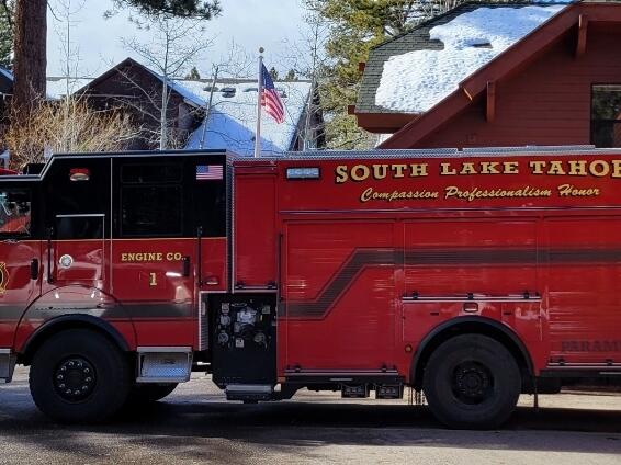 South Lake Tahoe Fire Rescue to host new fire engine wet-down ceremony