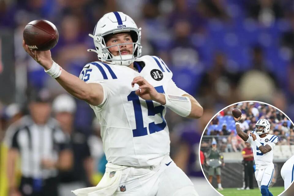 How Colts rookie Riley Leonard fared in preseason debut as QB battle ...