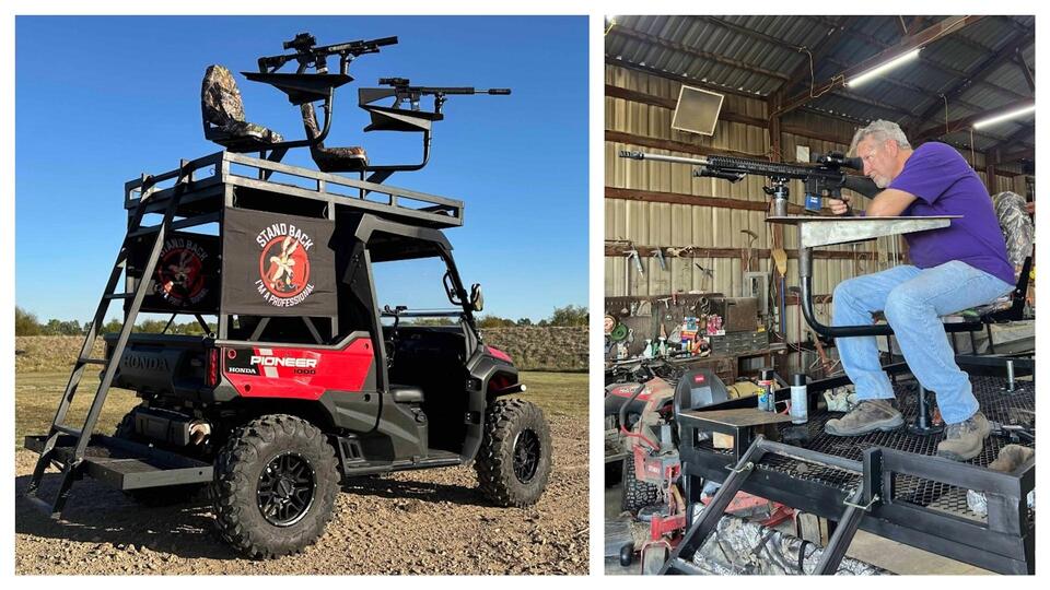 Farmer Builds UTV 'Battle Buggy' With Gun Platform To Blast Pests And ...