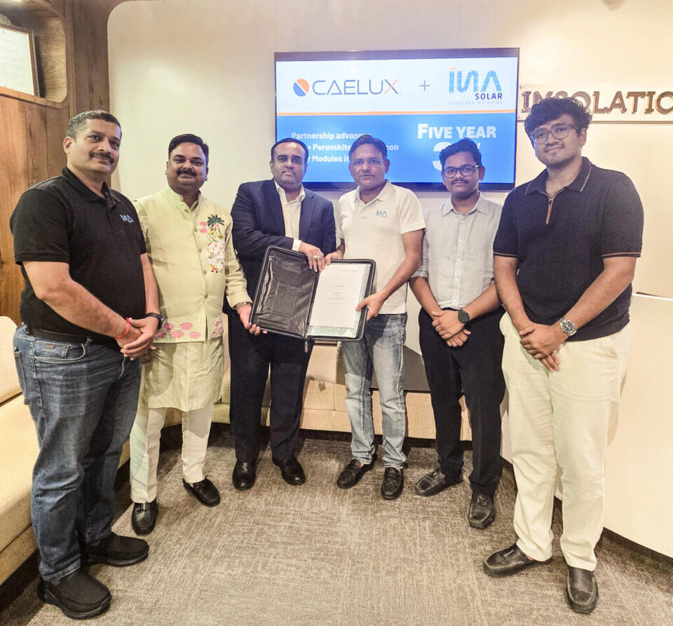 INA Solar, Caelux target perovskite-silicon tandem module production by ...