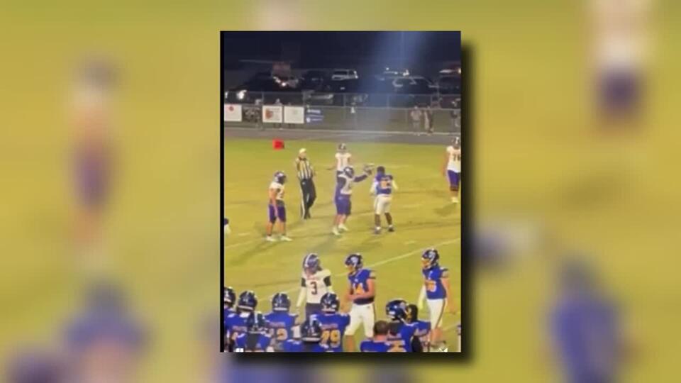 High school football game turns violent as player allegedly attacks ...