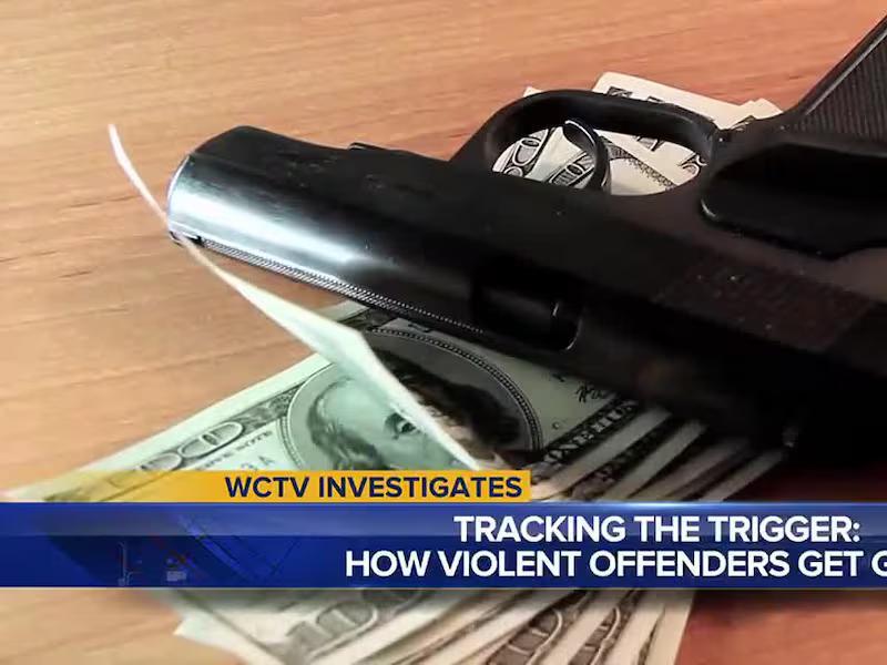 When and where illegal straw purchasing of firearms takes place in