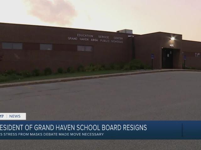 Grand Haven School Board President resigns, blames mask arguments ...