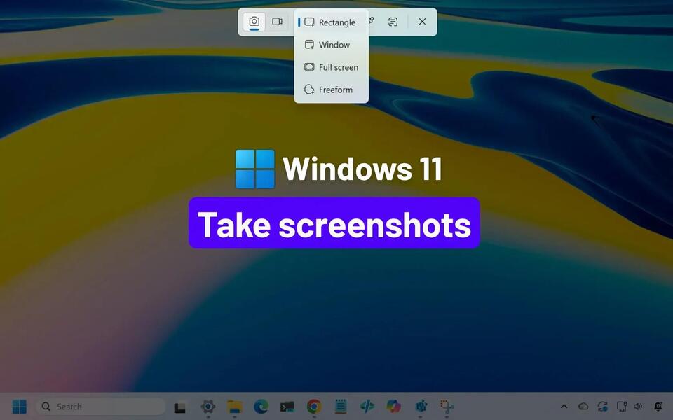 How to take a screenshot on Windows 11