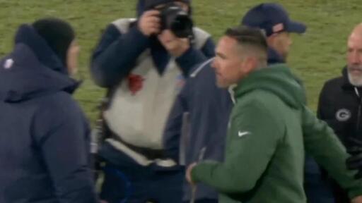 Cameras Caught Interesting Postgame Handshake Between Matt LaFleur & Ben Johnson As Their Beef Continues [VIDEO] - NewsBreak