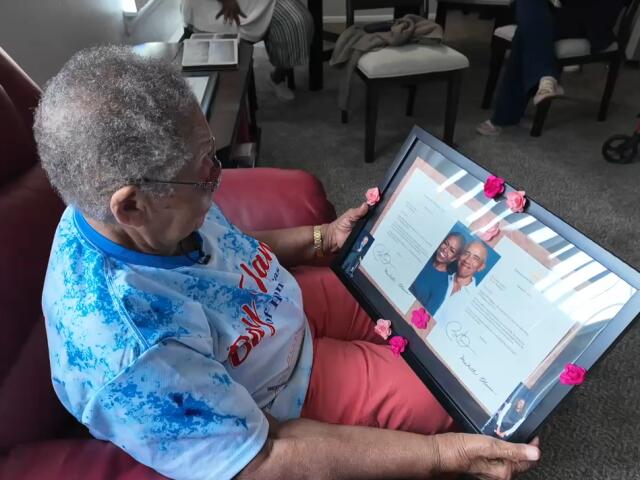 Southgate senior receives replacement letter from Obama after losing it in fire