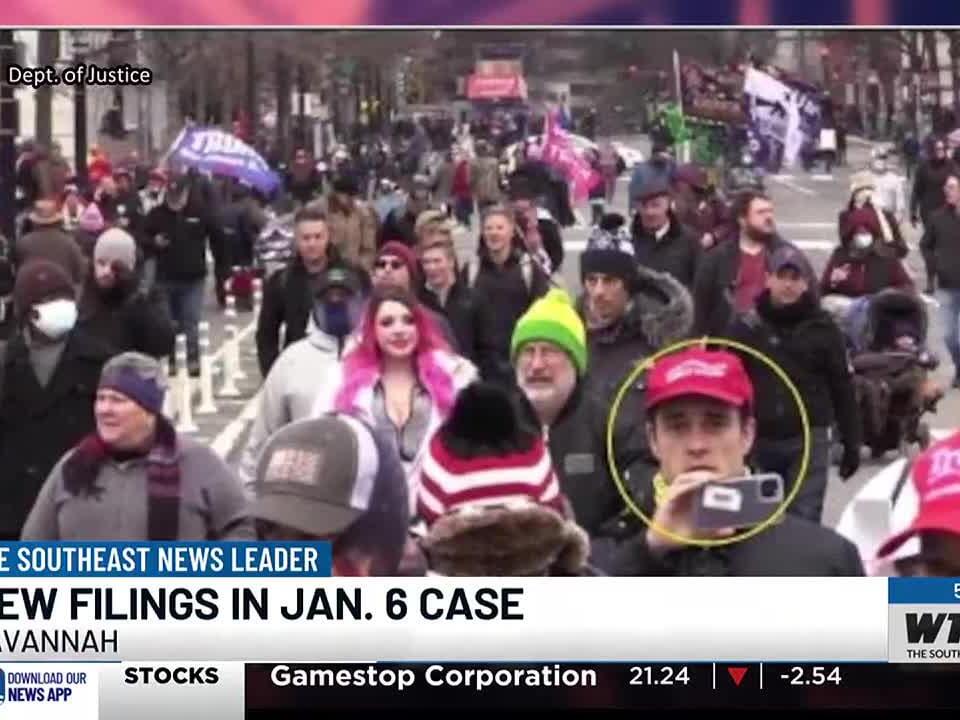 Savannah man facing federal charges in Jan. 6 riot at U.S. Capitol