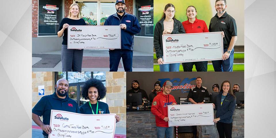 Sun Auto Tire & Service Raises Over $17,000 for Feeding America Food ...