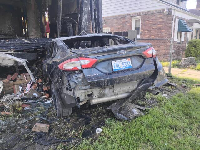 Speeding car crashes into a Detroit home, leaving family displaced ...