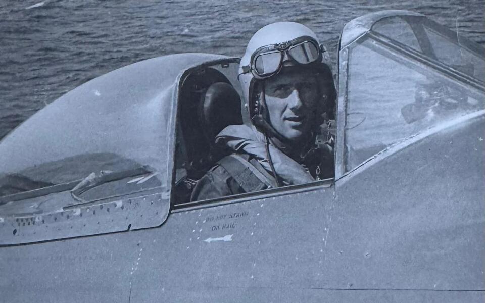 Rear-Admiral John Roberts, naval aviator who served in the Arctic ...