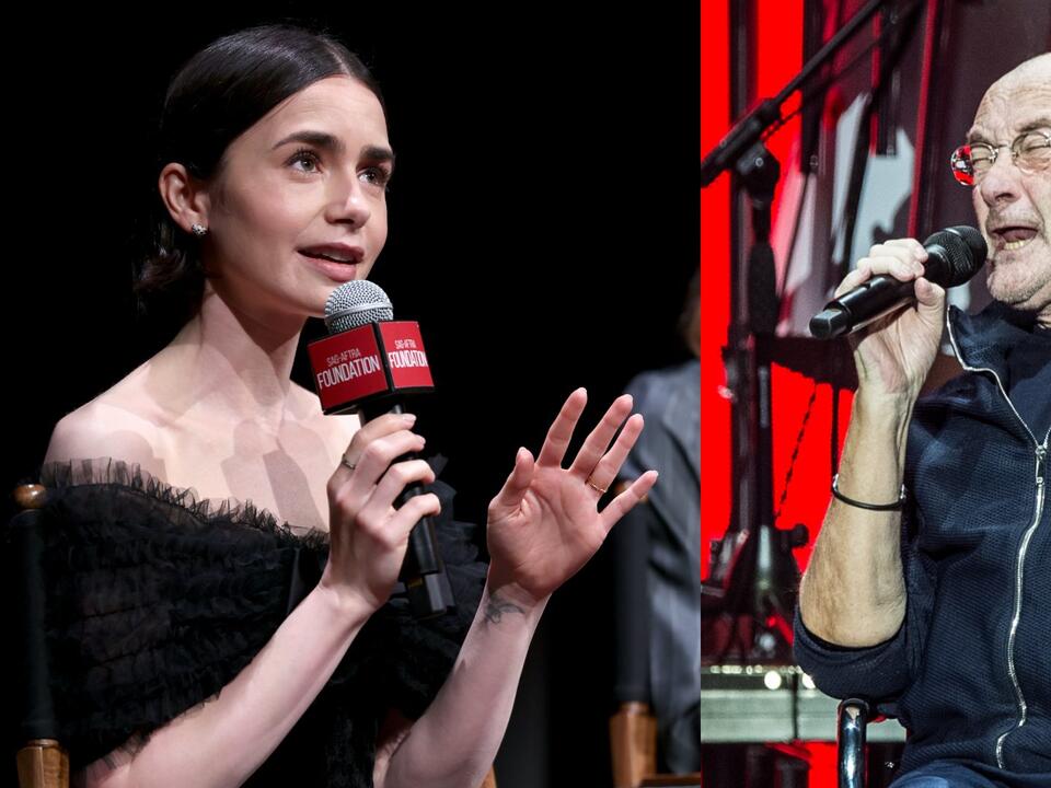 Lily Collins didn't realise that the songs that father Phil had played