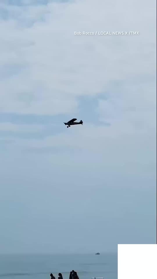 Plane Crashes Into Water as Beachgoers Watch - NewsBreak
