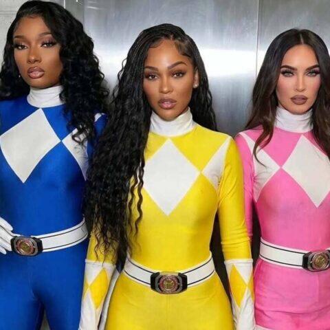 Meagan Good, Megan Thee Stallion And Megan Fox Pose As Power Rangers In ...