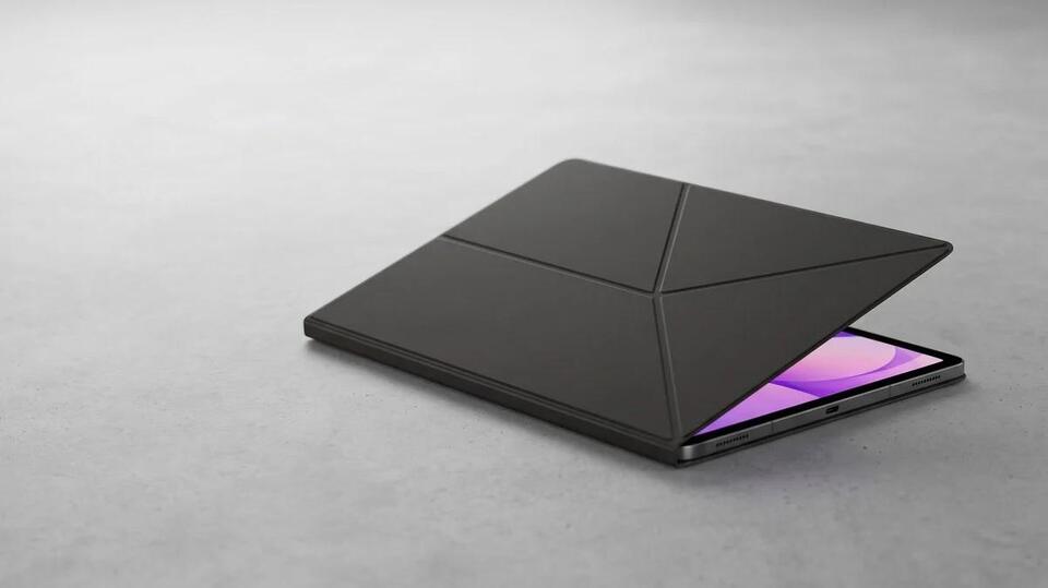 Official Galaxy Tab S12+ Book Cover Cases Appear in Black and White in Renders