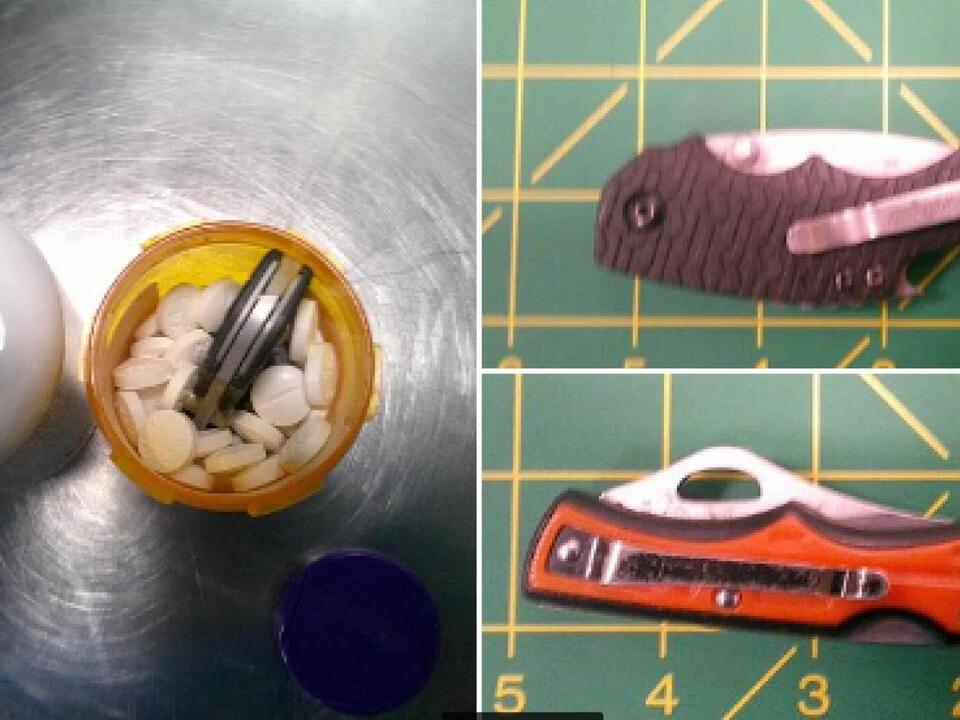 TSA Finds Knives Concealed in Pill Bottles at Lewiston Airport