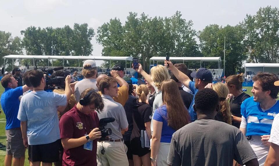 Lions training camp notebook, Aug. 10th: Center of attention