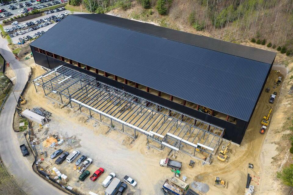 Roof Installed on App State’s New $25M Sofield Family Indoor Practice ...