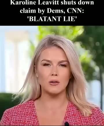 Karoline Leavitt TORCHED Dems & Fake news CNN. #karolineleavitt #