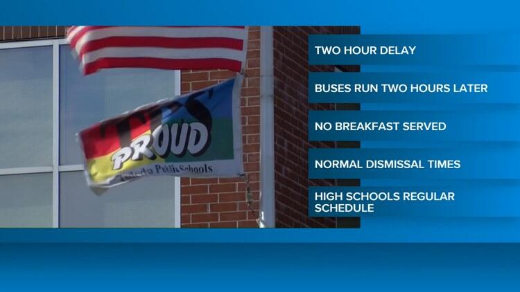 TPS elementary schools are on a 2-hour delay - NewsBreak